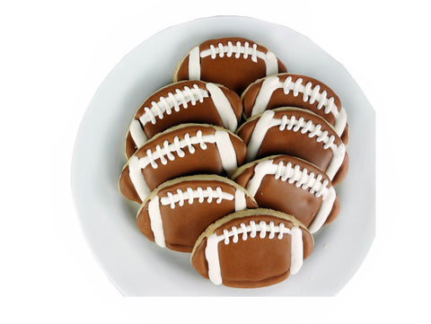 Football Cookie Favors - 12 pcs - Cookie HQ